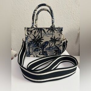 H&M Tropical Print Mini Purse Crossbody Bag
